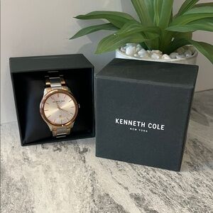 Kenneth Cole Two-Tone Rose Gold and Silver Men’s Dress Watch